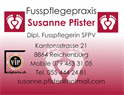 Logo Fusspflegepraxis Susanne Pfister | Partner System | Konstibau GmbH